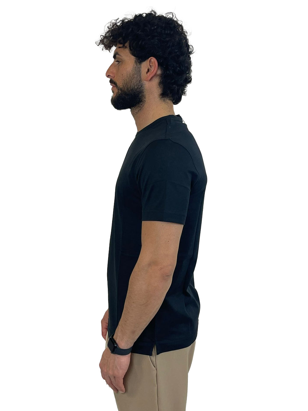 LIU JO T-SHIRT ROUNDSILK BLACK