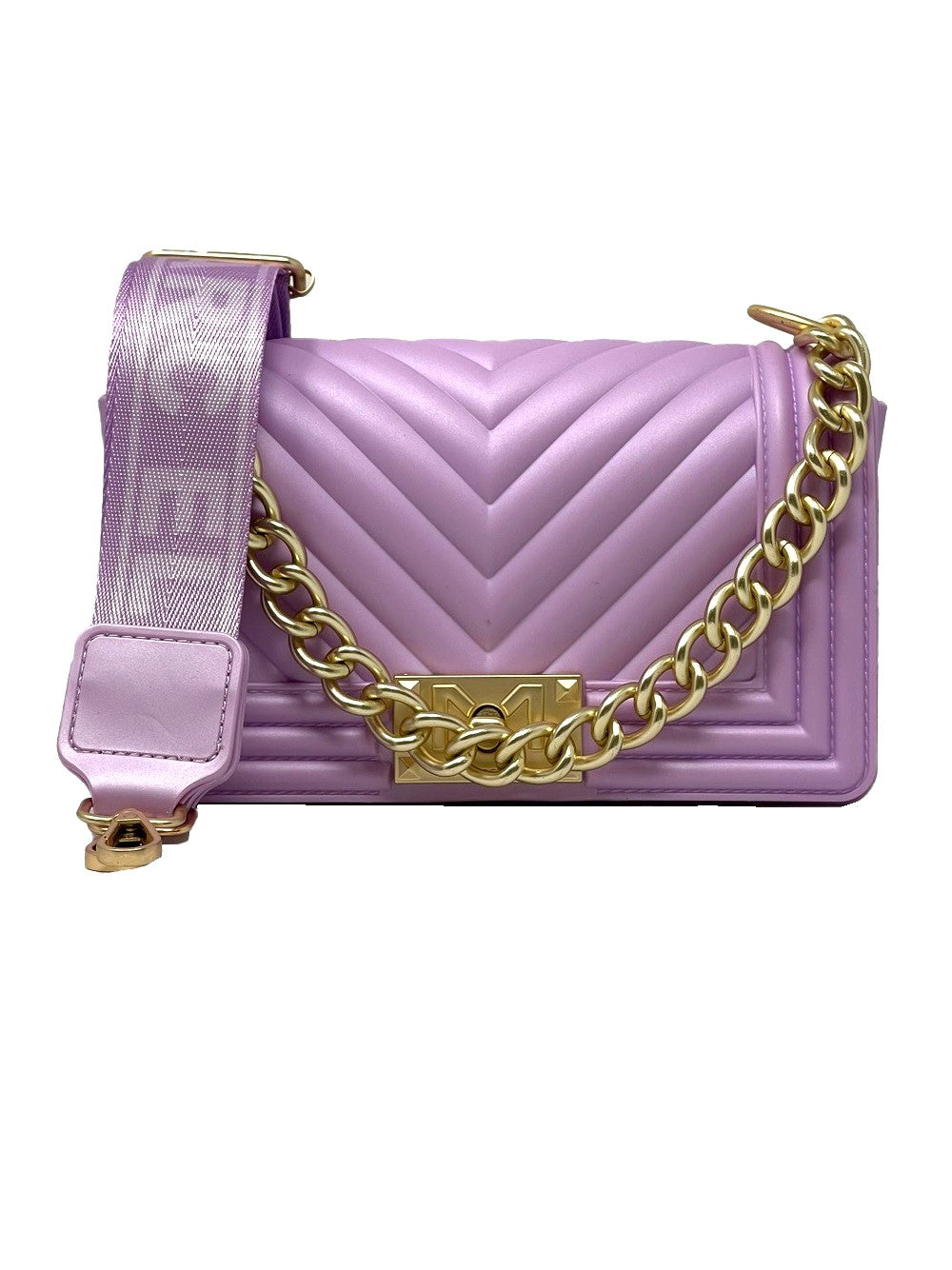 MARC ELLIS FLAT S ORCHID/OFF GOLD