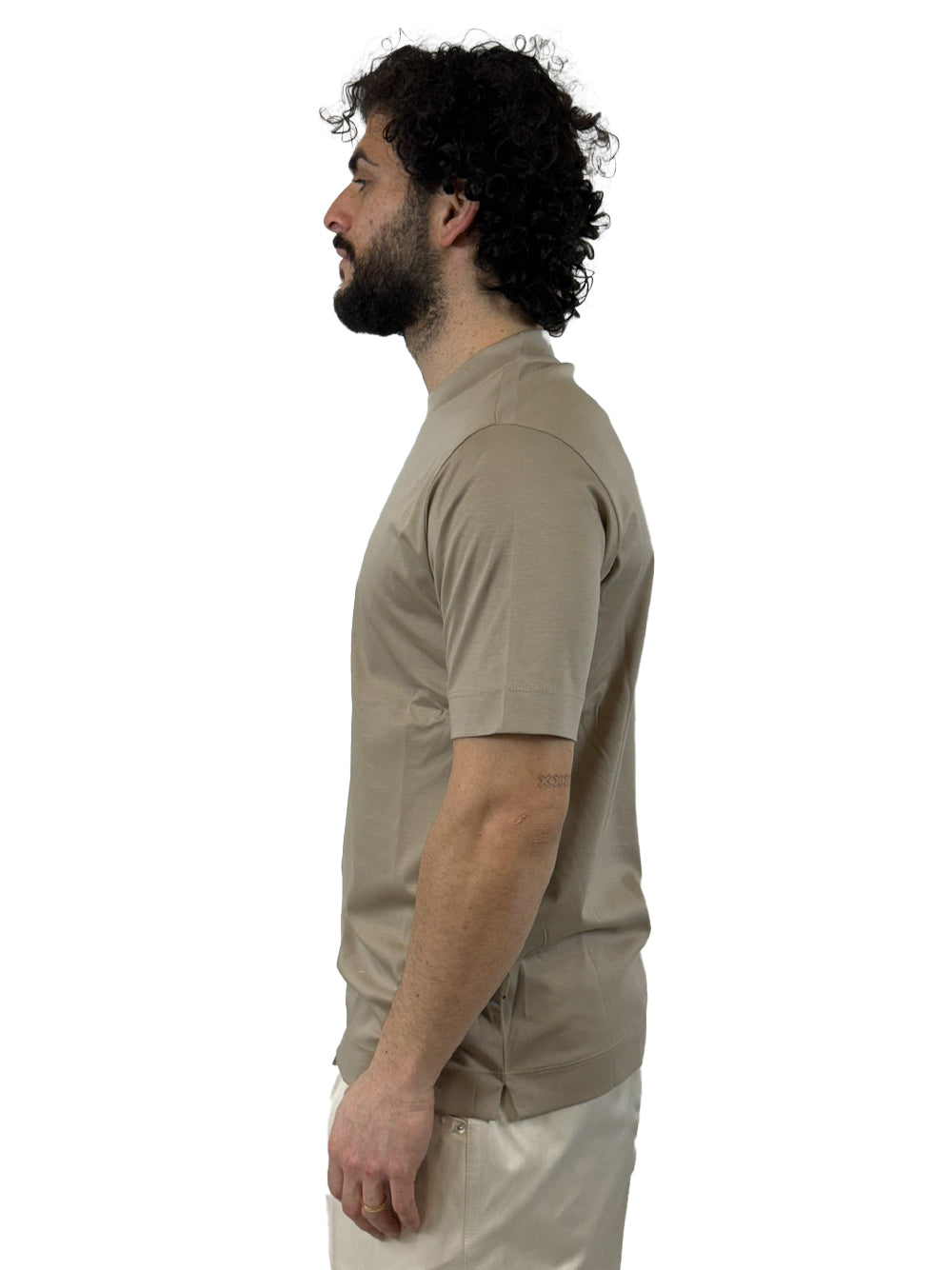 YES LONDON T SHIRT BASIC XM4293 BEIGE