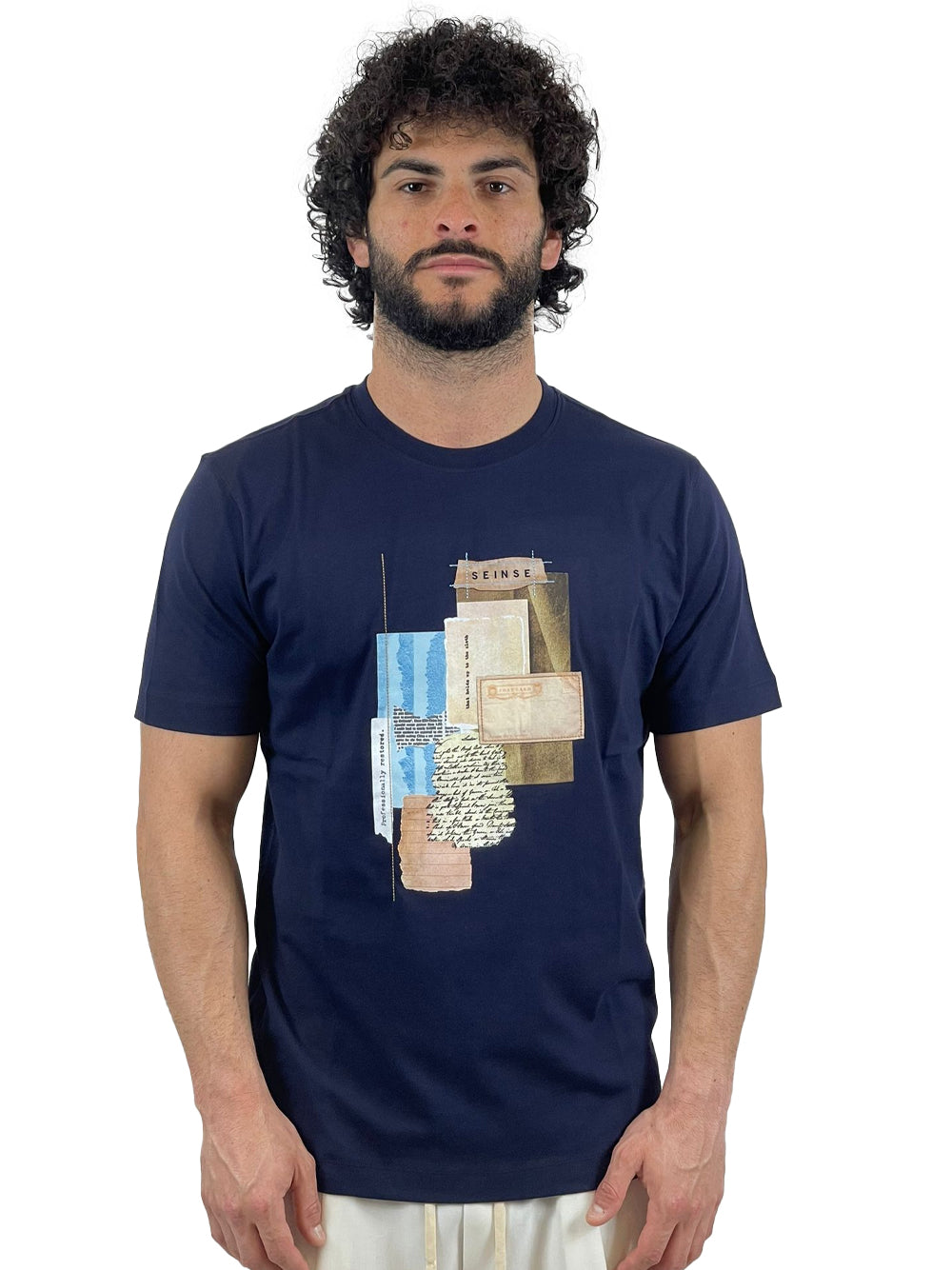 SEINSE T-SHIRT BLU TE2930SS