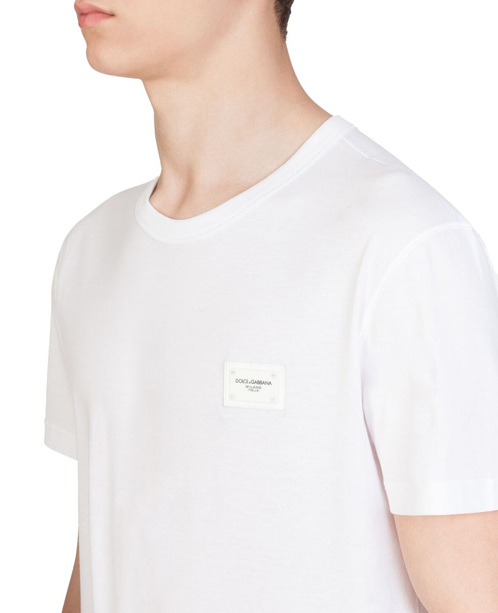 DOLCE E GABBANA T-SHIRT BIANCA G8KJ9T