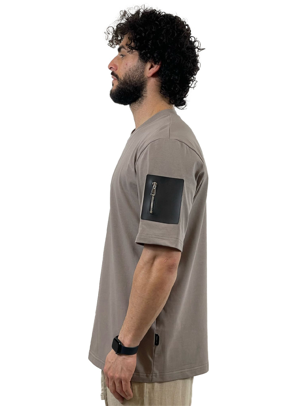 YES LONDON T-SHIRT FANGO/NERO XM4170