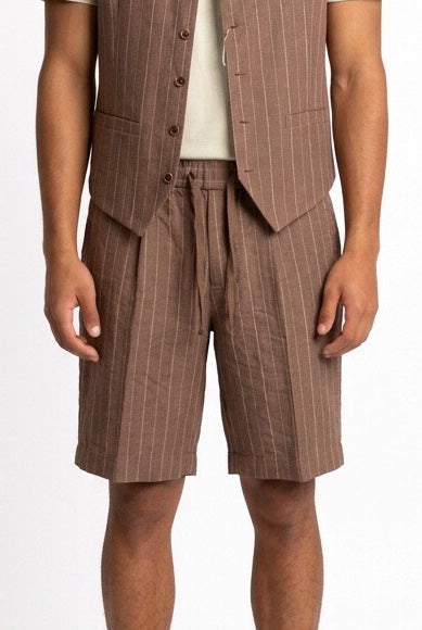 SEINSE BERMUDA GESSATO PB1497SS MARRONE
