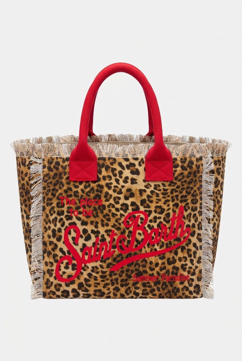 MC2 SAINT BARTH BORSA VANITY SAND LEOPARD 0041