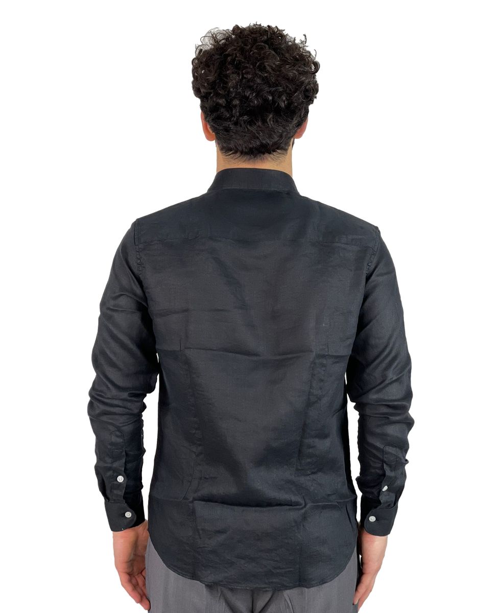 GIANNI LUPO CAMICIA BLACK GL7619S
