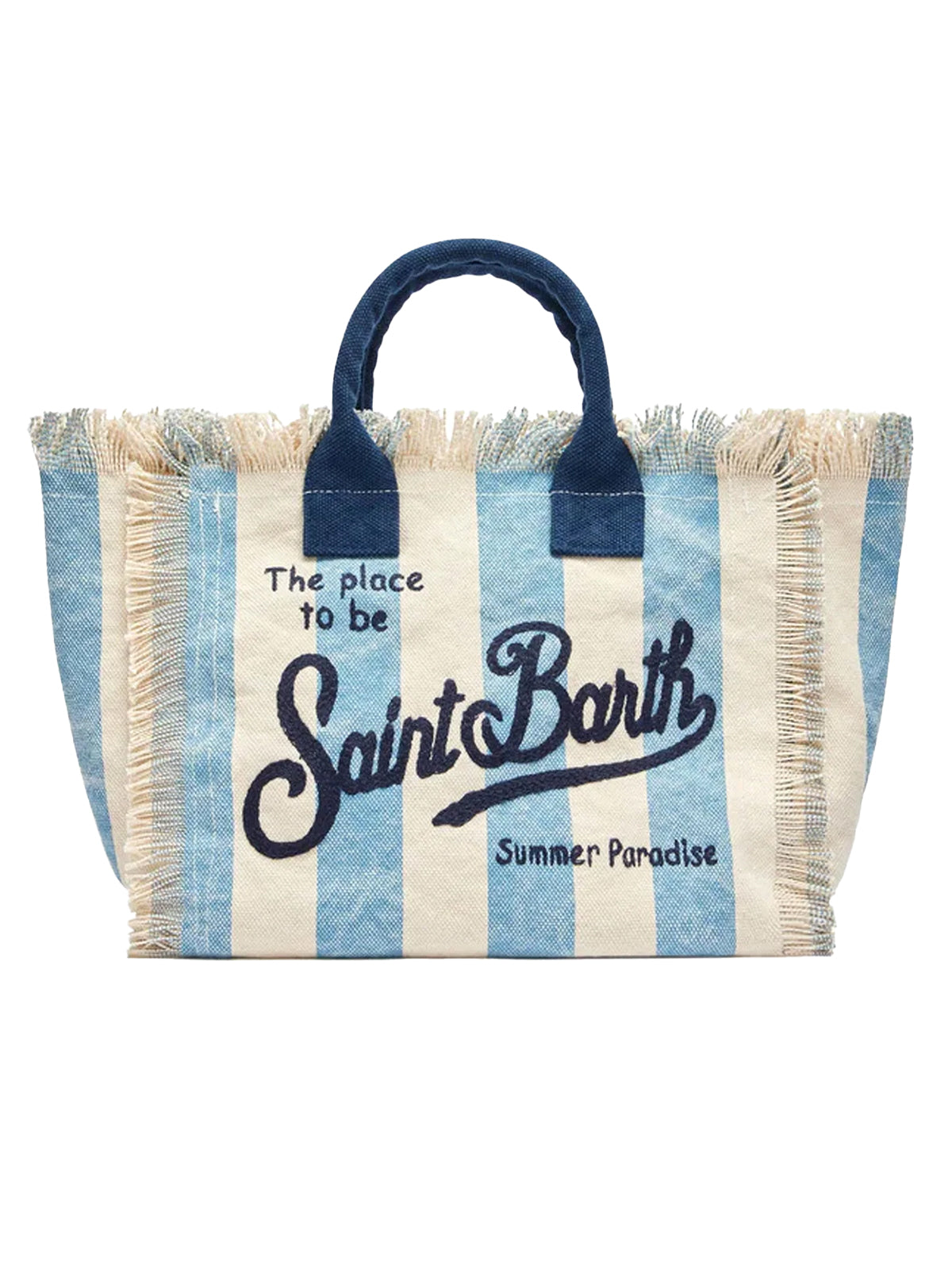 MC2 SAINT BARTH BORSA IN CANVAS COL0001 / 03300H azzurro