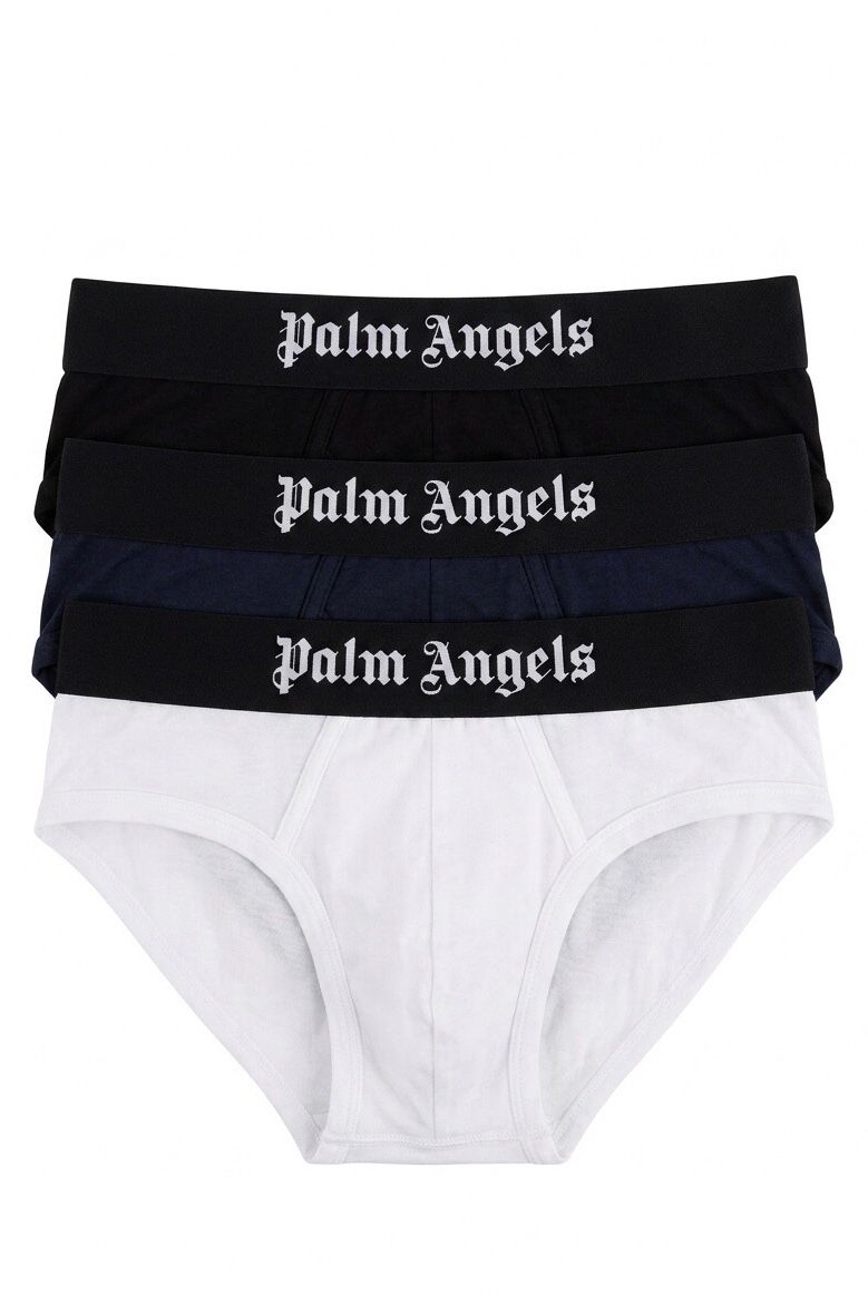 PALM ANGELS BRIEF TRIPACK PLA1UMBSP01TR WHITE-NAVY-BLACK