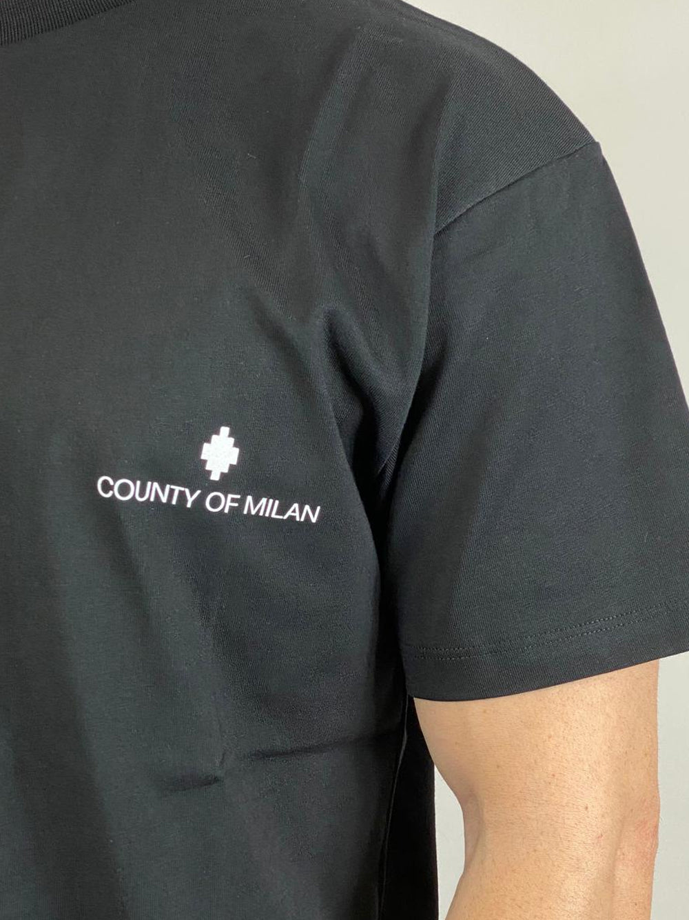 COUNTY OF MILAN BY MARCELO BURLON T-SHIRT S6CMMATH095 NERA