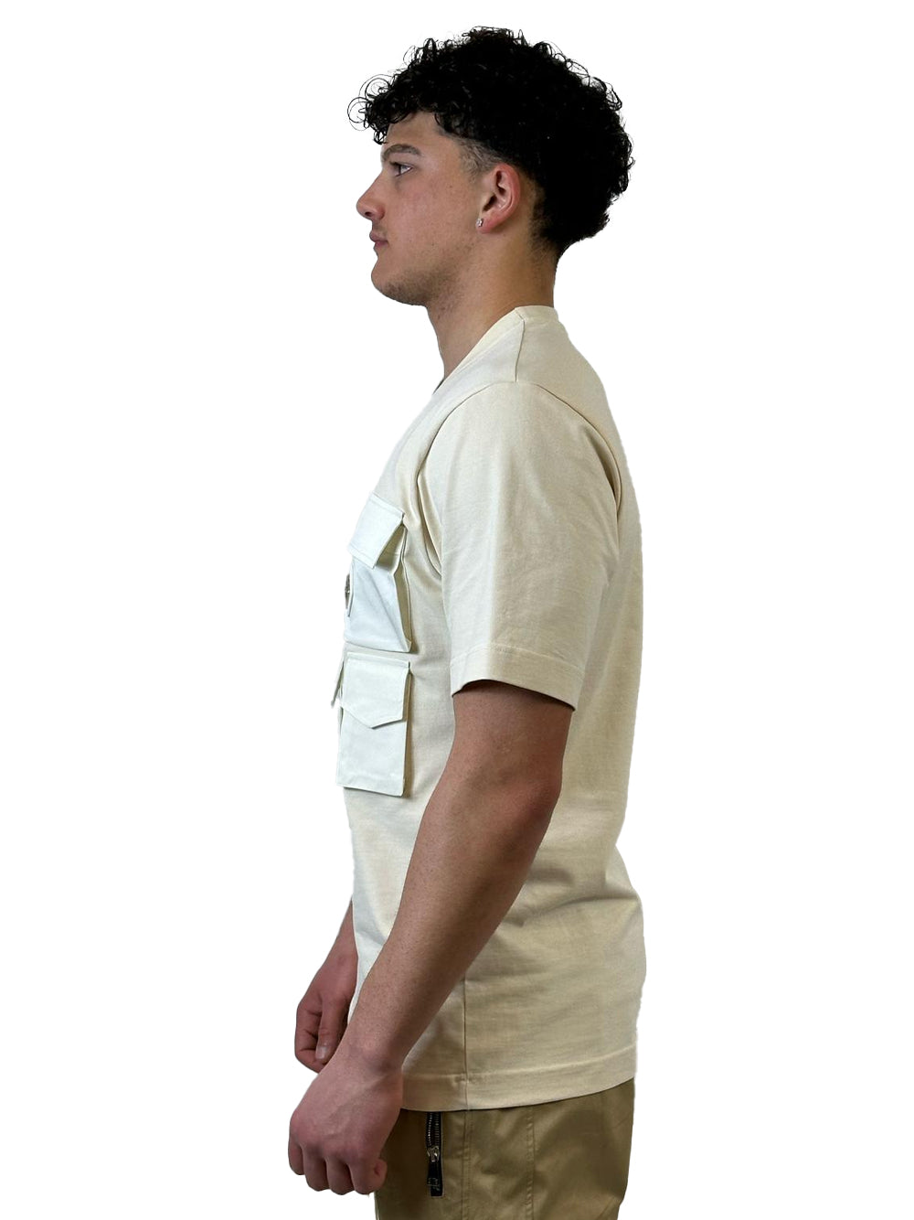 YES LONDON T-SHIRT BEIGE XM4161