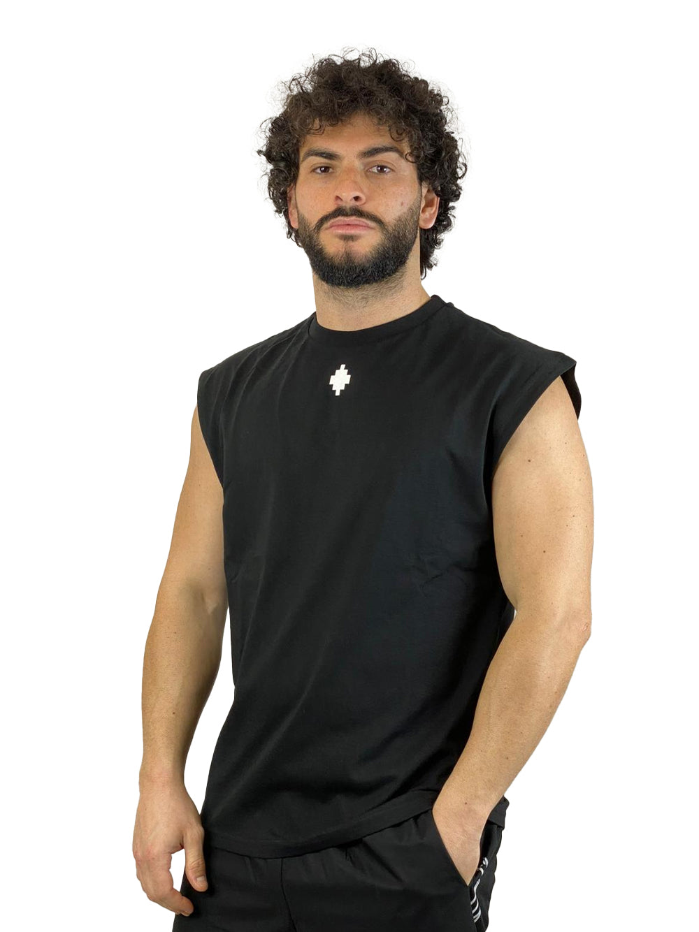 COUNTY OF MILAN BY MARCELO BURLON CANOTTA S6CMMATH098 BLACK