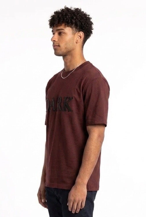 DARK LABEL T SHIRT DRKM851 BORDEAUX