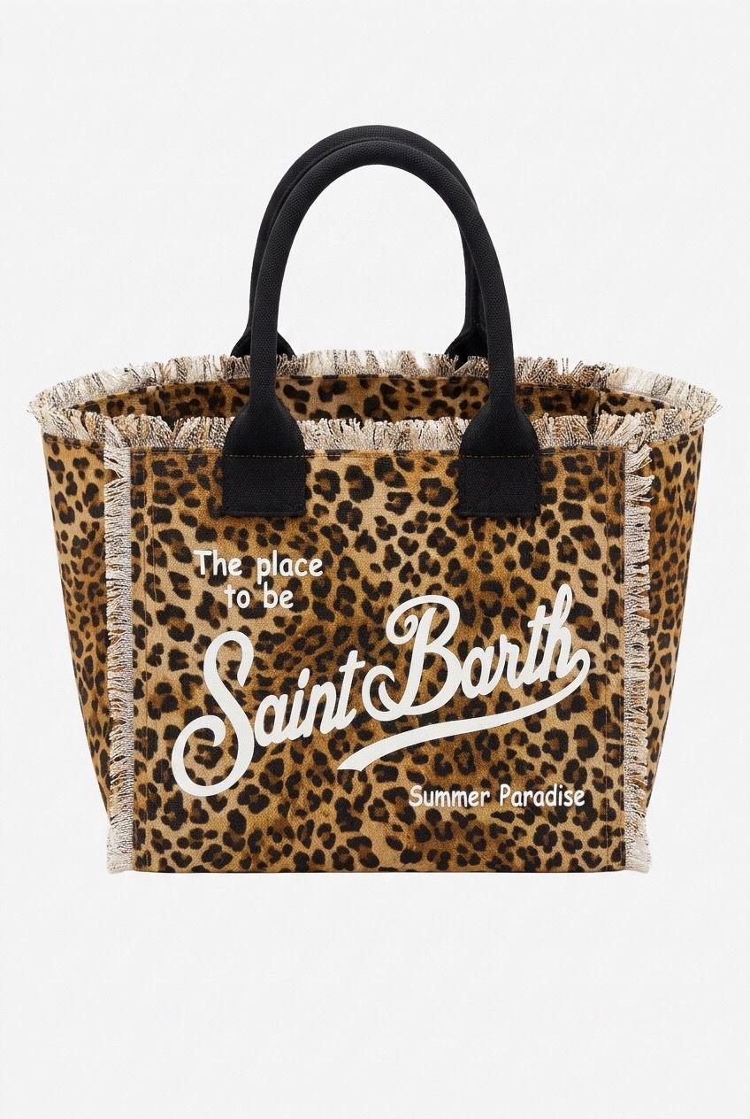 MC2 SAINT BARTH BORSA SAND LEOPARD 00