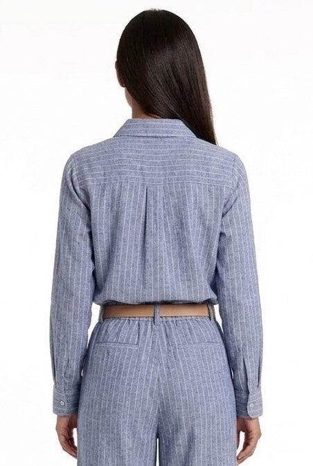 MARKUP CAMICIA IN LINO MW1630013 RIGATA