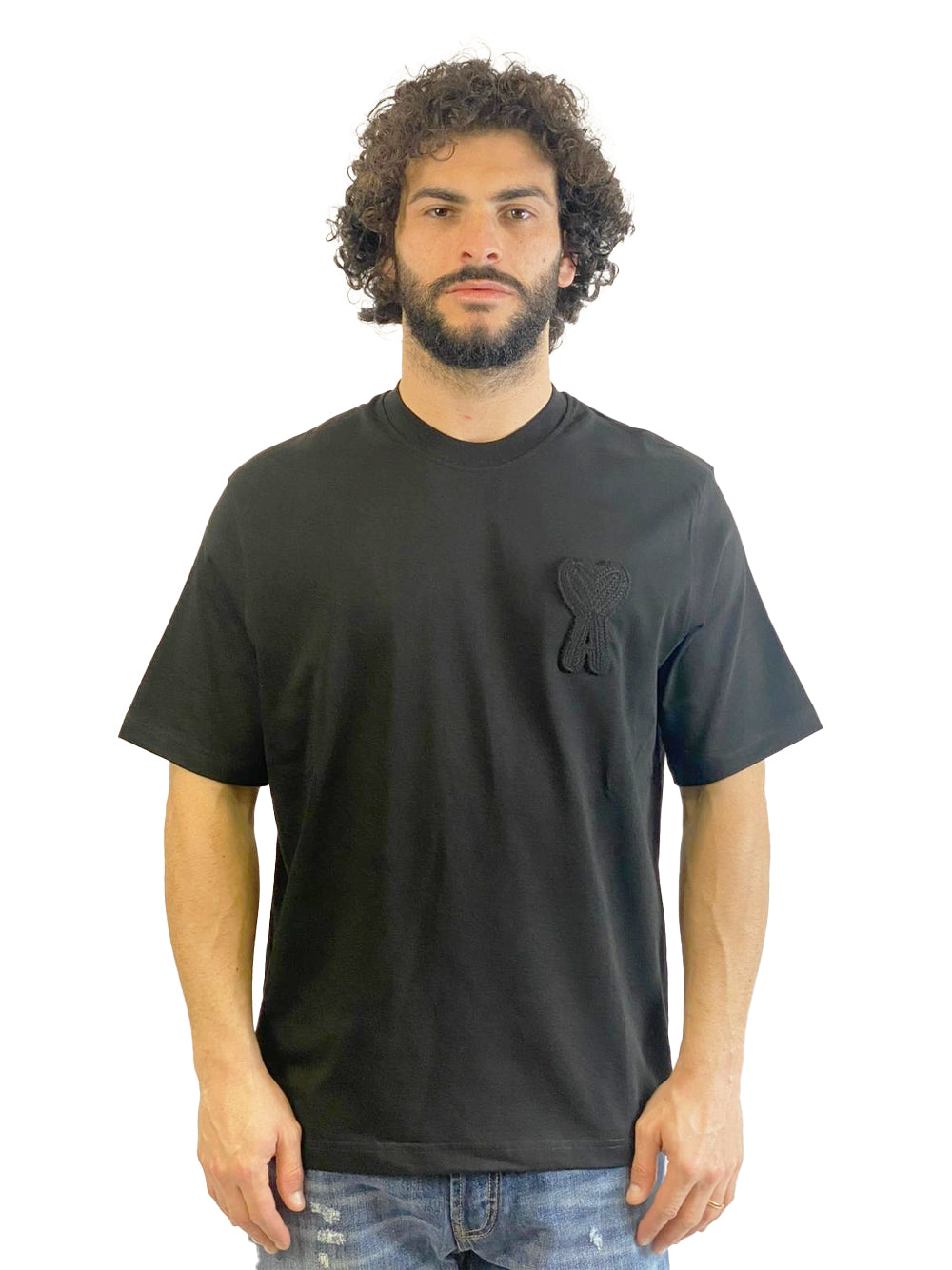 AMI PARIS SHIRT 811-3j5016 BLACK/BLACK