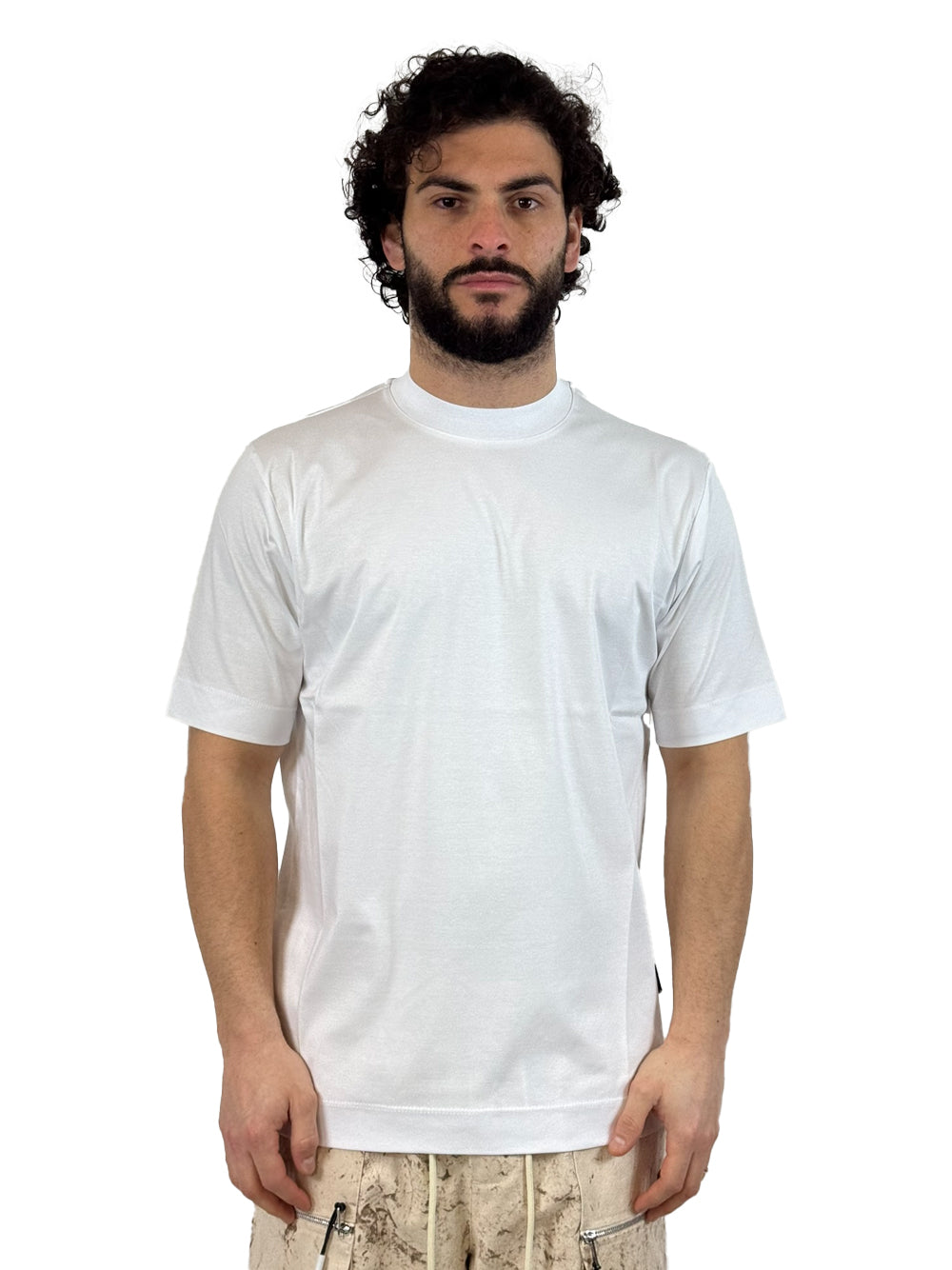 YES LONDON T SHIRT BASIC XM4293 BIANCA