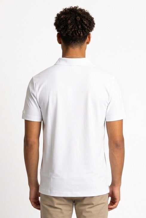 HESKIMO POLO OXFORD 3D HE1410003 BIANCA