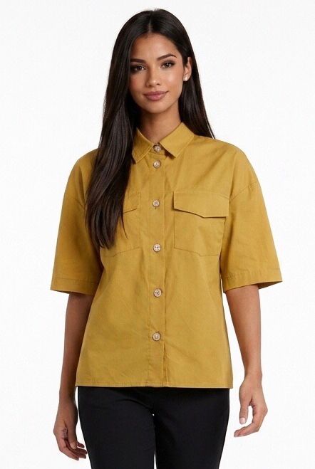 MARKUP CAMICIA MW1660114 SENAPE