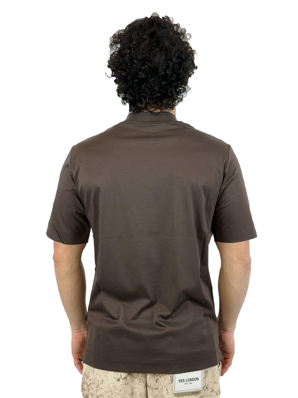 YES LONDON T SHIRT BASIC XM4293 MORO