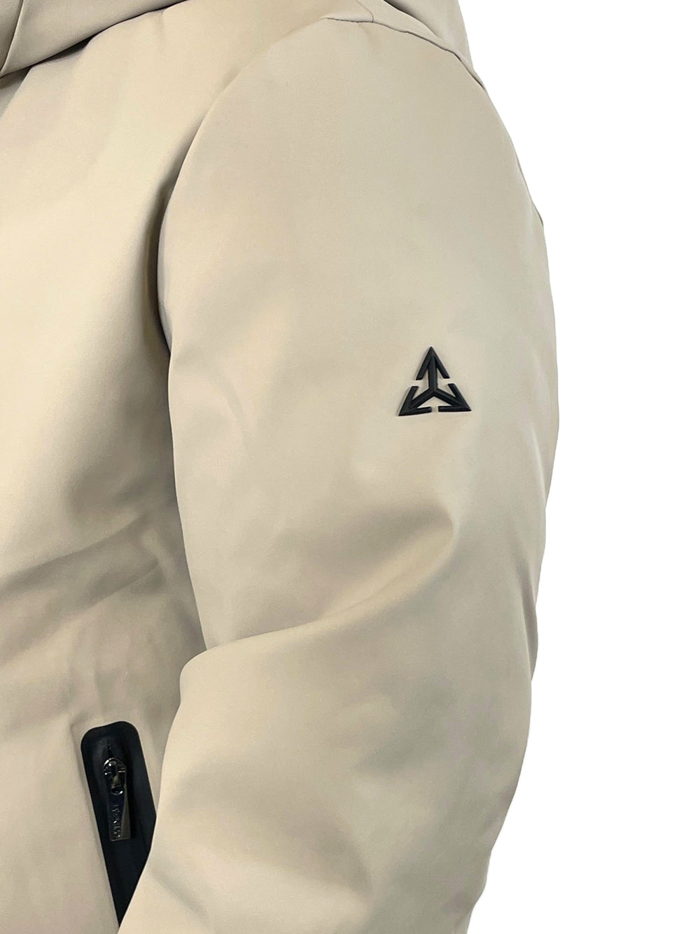 HESKIMO LONG PARKA RUBBER TOUCH IMBOTTITO HE9440016 BEIGE