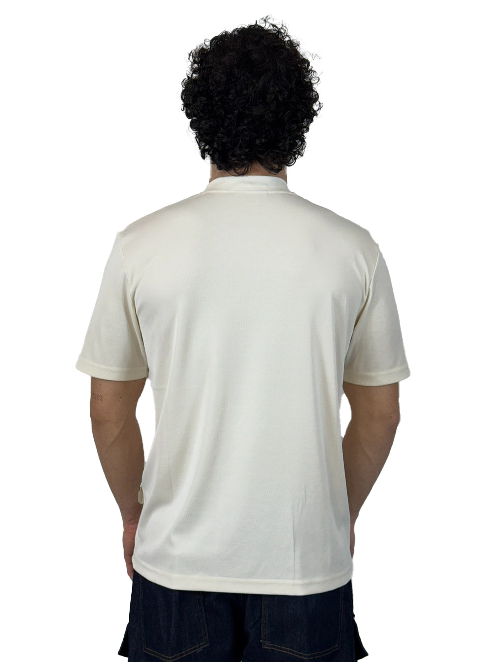 YES LONDON T SHIRT VISCOSA XM4264 PANNA
