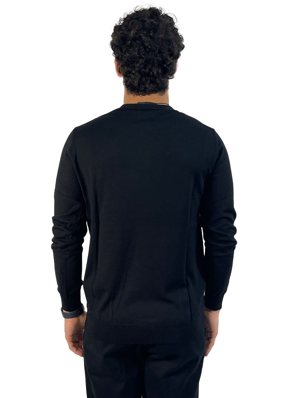 LIU JO MAGLIA BLACK M000P202GIROBASE