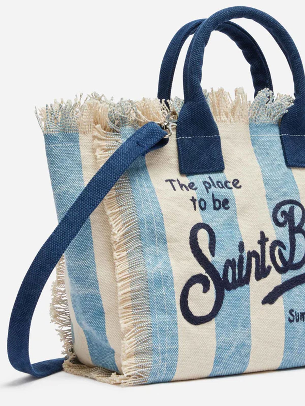MC2 SAINT BARTH BORSA IN CANVAS COL0001 / 03300H azzurro
