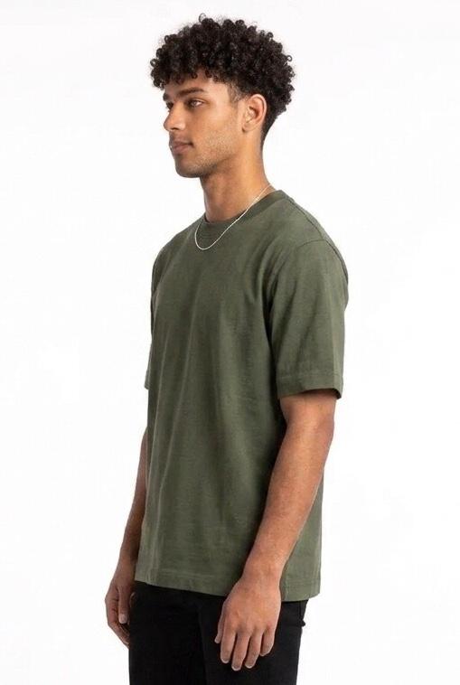 YES LONDON T SHIRT BASIC XM4293 MILITARE