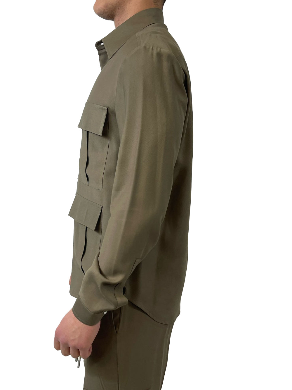 YES LONDON CAMICIA XCM7184 ARMY