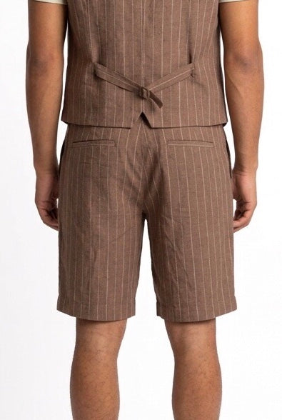 SEINSE BERMUDA GESSATO PB1497SS MARRONE