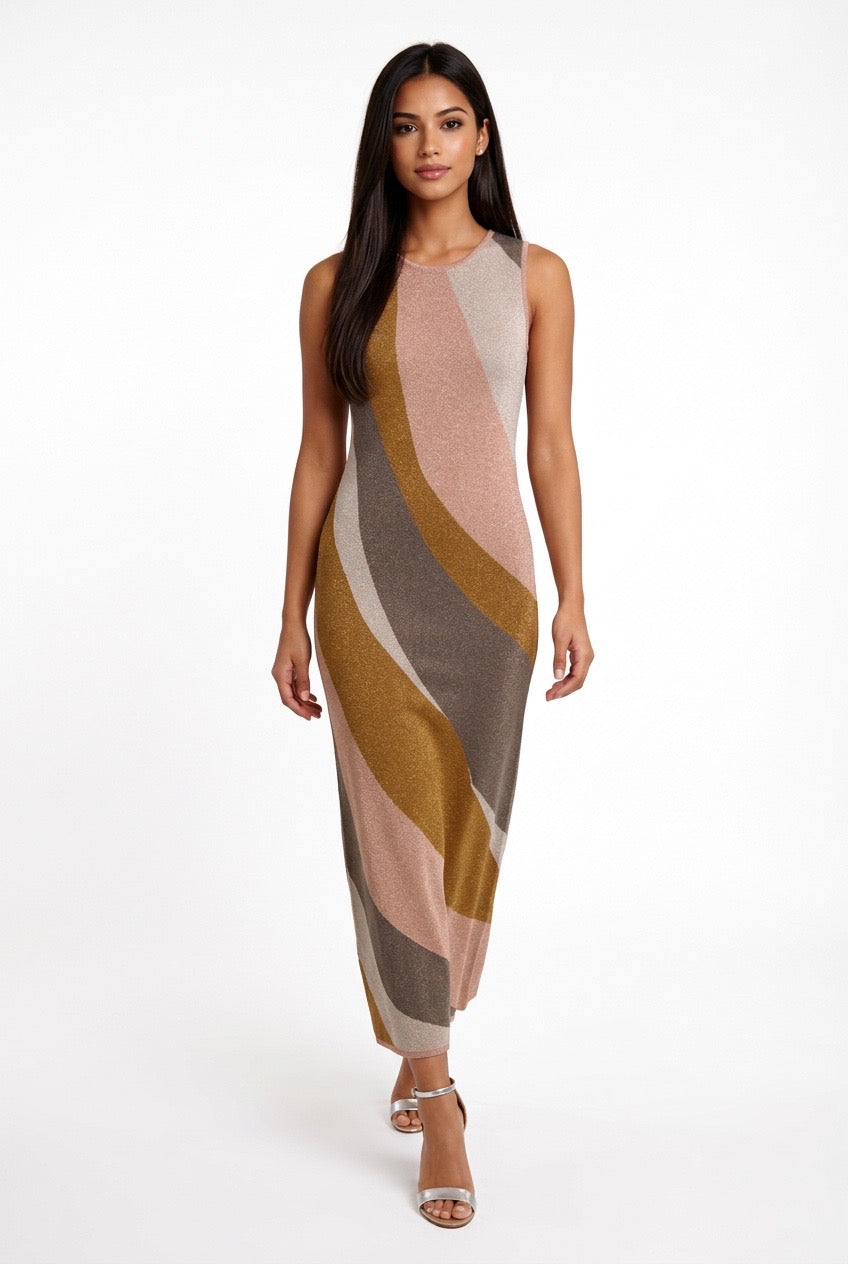 AKEP ABITO LUNGO VSKD13018 JACQUARD