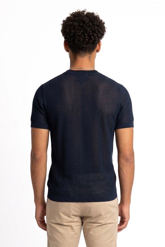 SEINSE T-SHIRT ME3202SS BLU