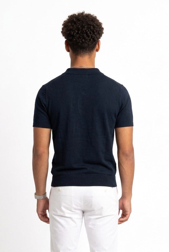 DIKTAT POLO ELASTICO SUL FONDO DK17-037 BLU