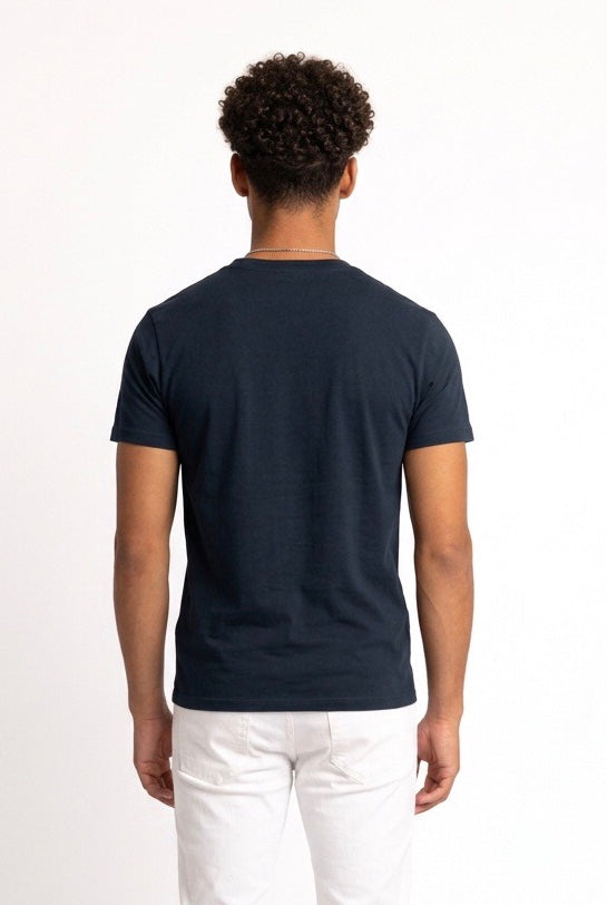 DIKTAT T-SHIRT IN FILO DK17-036 BLU NOTTE