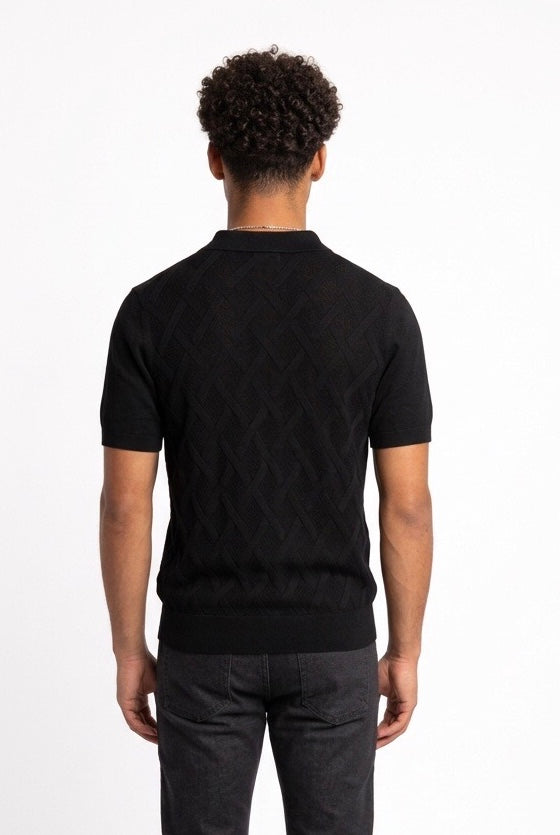 DIKTAT POLO LOSANGHE DK17-019B NERO