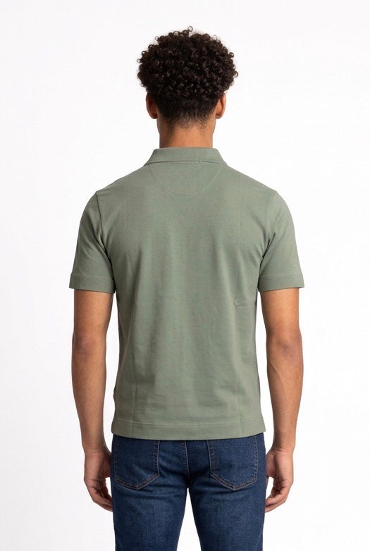 DIKTAT POLO COTONE SUPIMA DK87102 MILITARE