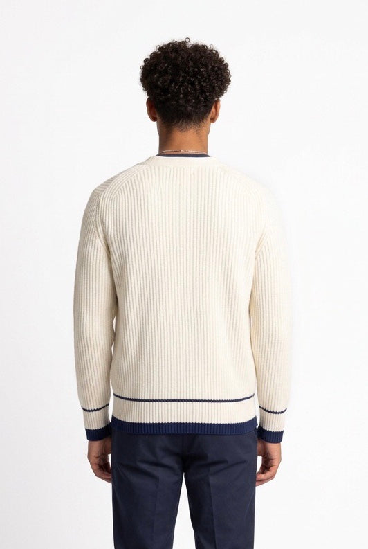 DIKTAT CARDIGAN FONDO BLU DK77049