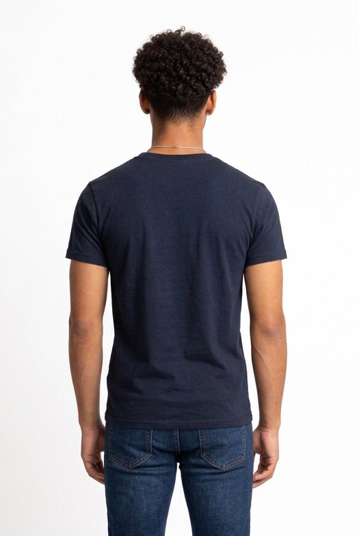 DIKTAT T-SHIRT COTONE SUPIMA BLU NOTTE DK87103 DK67103