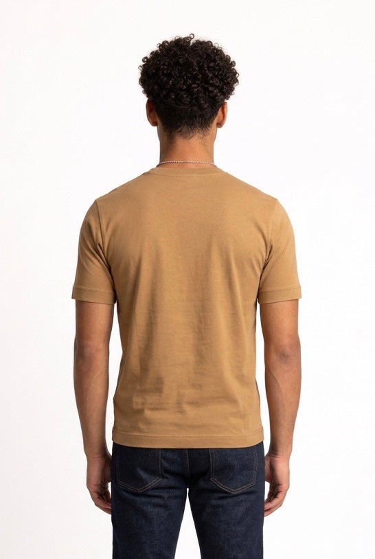 DIKTAT T-SHIRT COTONE SUPIMA DK87103 CAMEL