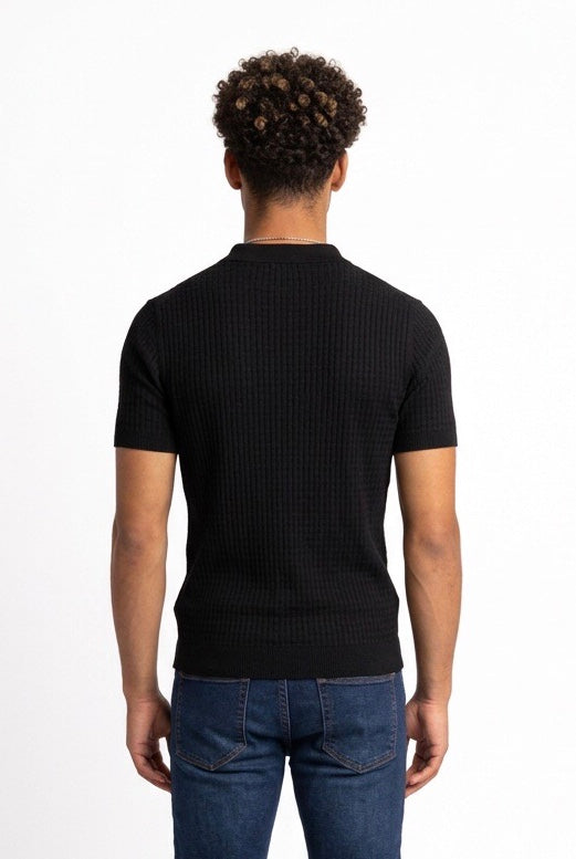DIKTAT POLO CON TRAMA  DK87089 NERA