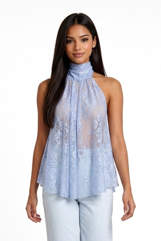 KOSTUMN TOP KE26130 AZZURRO