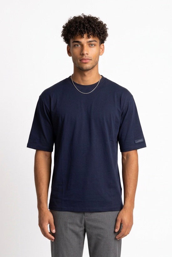 HESKIMO T SHIRT NO IRON SILK HE1410001 BLU