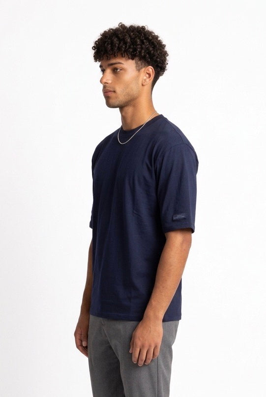 HESKIMO T SHIRT NO IRON SILK HE1410001 BLU