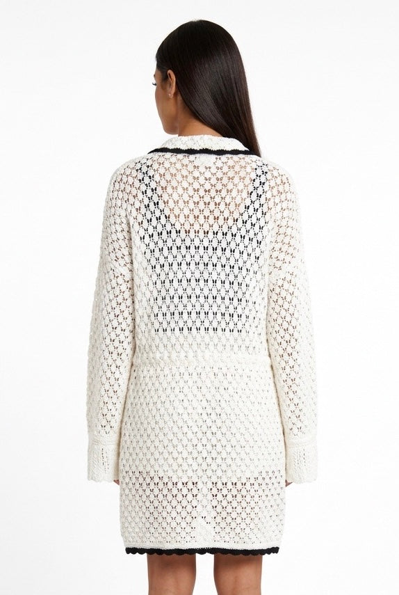 AKEP CARDIGAN GBKD13252 BIANCO