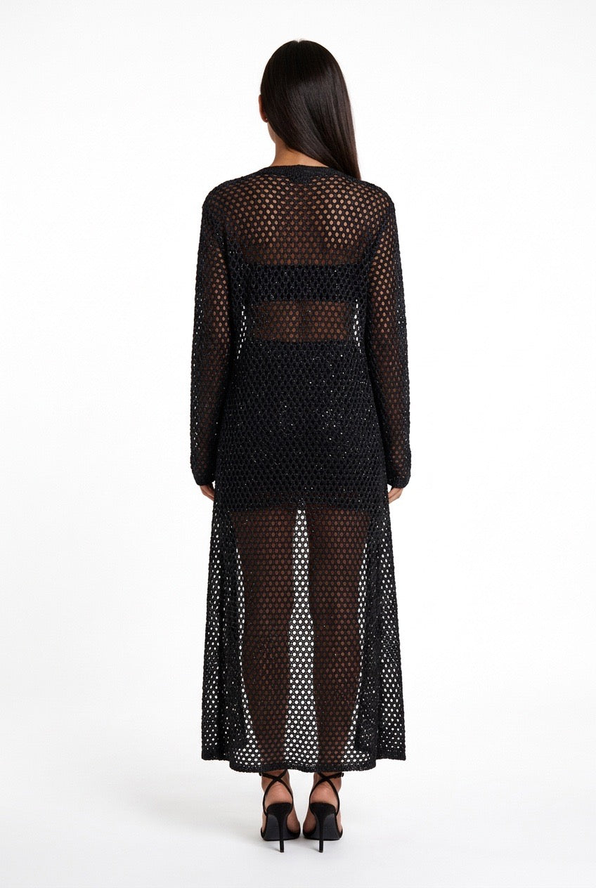 AKEP CARDIGAN MGKD13036 NERO