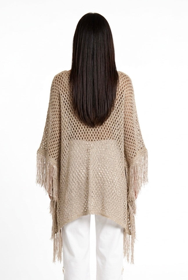 AKEP PONCHO ACKD13039 SABBIA