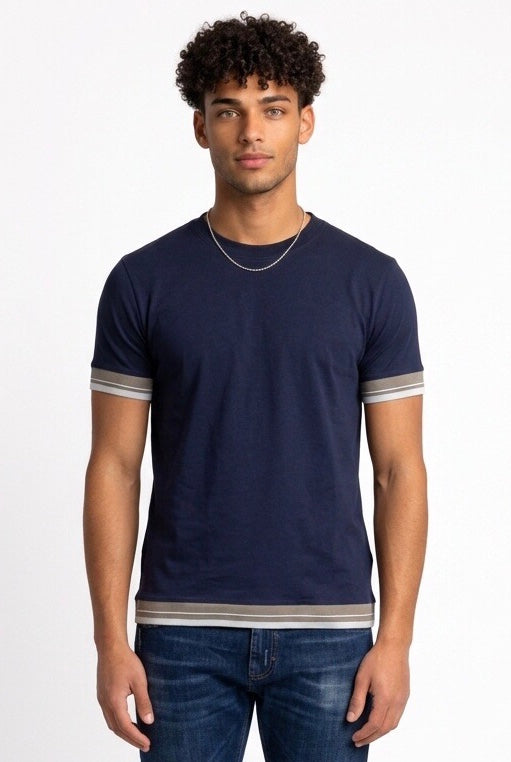 SEINSE T-SHIRT NAVY TE2944SS