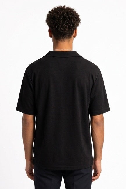 HESKIMO POLO NO IRON SILK HE1410010 NERA