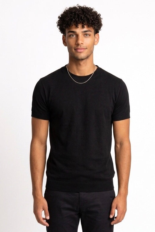 DIKTAT MAGLIA NERA FILO CREPE DK87003