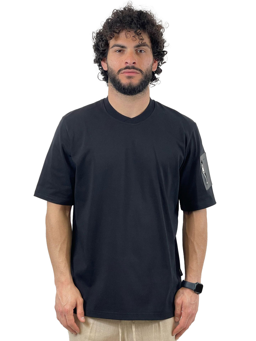 YES LONDON T-SHIRT NERO/NERO XM4170