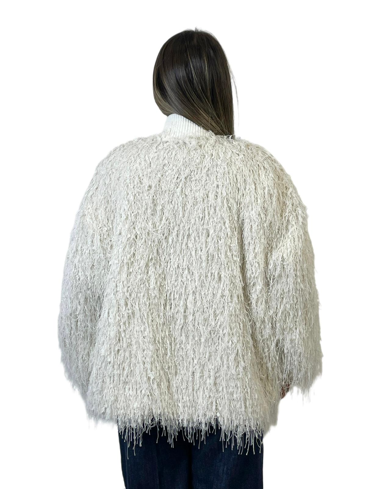 ACCADEMIA 20 CARDIGAN CON PELLICCIA